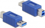 DELOCK Adapter 5Gbps USB A Stecker zu B plugs crossed