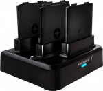 Datalogic 4-Slot Battery Charger - 4-Slot Battery Charger, order separately: power supply and power cord, fits for: Memor 12/17