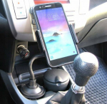 MOUNT CAR NA MOUNTED PHONE W CUP PLACE