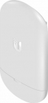 Ubiquiti airMAX NanoStation 5AC Loco, Compact, UISP-ready WiFi radio sporting a classic NanoStation design and an updated airMAX AC chipset, 5 GHz, 10+ km link range, 450+ Mbps throughput, PoE adapter not included, Pole mounting kit (Included)
