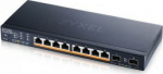 ZYXEL COMMUNICATIONS A/S ZYXEL XMG1915-10EP, 8-PORT 2.5GBE, 2 SFP+, 8 X POE++ 130W SMART SWITCH, HYBRID MODE, STANDALONE OR NEBULAFLEX CLOUD (5Y WARRANTY)
