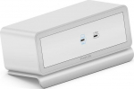 PureLink media hub 2 | Designer, installation USB-C Alt-Fashion Dock | USB-C | 100W PD | White