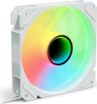 Sharkoon L&uuml;fter 120*120*25 SHARK Mirror PWM RGB wei&szlig;