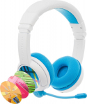 BuddyPhones Headphones for children Homeschooling Bluetooth Blue - Microphone