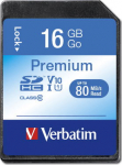SD Card 16GB Verbatim SDHC Premium Class 10 retail
