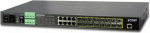 Planet 16-Port 100/1000Base-X SFP, + 8-Port 10/100/1000Base-T