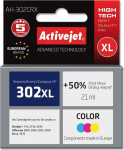 Activejet AH-302CRX Ink (replacement for HP 302XL F6U67AE; Premium; 21 ml; 500 pages, color)