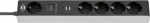 Brennenstuhl power strip 5-fach, 1x USB-C, 2x USB-A - schwarz