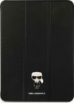 Pouch tablet Karl Lagerfeld Karl Lagerfeld KLFC12OKMK iPad 12.9'' Pro 2021 Book Cover czarny/black Saffiano Karl Iconic