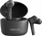 Maxell Bass 13 Sync Up Wireless Bluetooth In-Ear Headphones with Charging Case Black