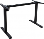 Table leg ERGO LIGHT with 1 motor, black