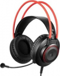 Headphones A4Tech Bloody G200, s�headphones with microphone, wiredblack, s�uchawki, pod�light type 3.5 mm jack + USB