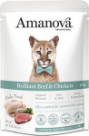 Amanova Cat Brilliant Beef & Chicken saszetka 85g