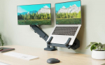 Leitz Ergo monitor arm for monitor and laptop