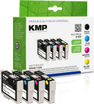KMP MULTIPACK E125V - 4er-Pack - Schwarz, Gelb, Cyan, Magenta - compatible - Ink Cartridge (Alternative zu: Epson T1291, Epson T1292, Epson T1293, Epson T1294)
