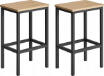 LEOBERT Bar stools 2szt - sonoma - LBC065B11