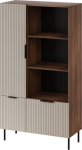 Cama MEBLE Cama 4 ALMERA bookcase 90x42x165 walnut/cashmere