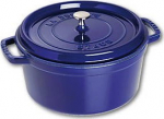 Staub La Cocotte 28cm round, Dark Blue, Cast Iron