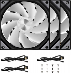 TRYX ROTA SL ARGB Reverse Fan - 3er-Pack, 120mm, schwarz