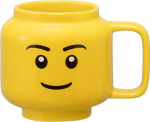 LEGO Kaffeetasse ZOMBIE 530 ml grey in a cardboard ceramic in the shape of