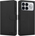 Kaitse&uuml;mbris kaanega Wallet, Xiaomi Poco F8 Ultra, must, Tech-Protect
