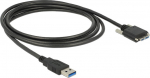 USB3.0 Kabel Delock A -> Micro-B St/St 3.00m With screw