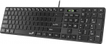 Genius Computer Technology Genius Keyboard GENIUS Keyboard Slimstar K500 Education Without letters Wired USB czarny
