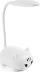 LED laualamp Kitty B2F, valge, painduva kaelaga, USB, soe valgus Miquelrius