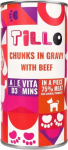 TILLO Chunks in gravy Beef - wet dog food - 1250g