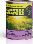 COUNTRY&NATURE Pheasant with pear and eggplant Mono - wet dog food - 800g