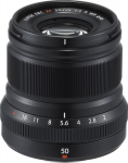Fujifilm Fujinon XF 50mm f/2 R WR objektiiv, must