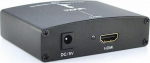 Adapter AV Lindy HDMI - D-Sub (VGA) + Jack 3.5mm czarny (38165)