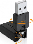 Delock Rotation adapter USB 2.0-A male to female