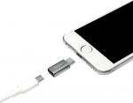 Adapter USB LogiLink USB-C - microUSB Silver (AU0041)