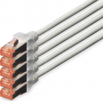 DIGITUS CAT 6 S/FTP Patchkabel, 5 St&uuml;ck, 7m, grau
