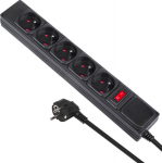 Maclean Listwa zasilająca, 5 sockets with a switch MCE219