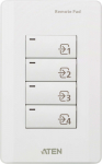 ATE ATEN 4-Key contact closure Remote Pad, Fernbedienung, Wei&szlig;, Aten VP1420/VP1421, Kunststoff, Kabelgebunden, 116.3 mm
