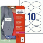 Avery Zweckform Avery L4882-20 - Wei&szlig; - Oval - removable - A4 - Laser - 10 St&uuml;ck(e)