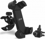 InLine InLine&reg; One Click Easy 3 Drive & Ride Set with universal clamp and ventilation grille clip