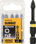 Dewalt Screwdriver bits 50mm Torsion Pz2 5szt. (DT7391T)