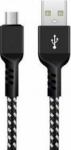 Kabel USB Maclean USB-A - microUSB 1 m Czarny (MCE473)