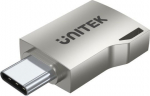 Adapter USB Unitek A1025GNI USB-C - USB Silver (A1025GNI)