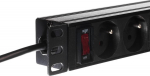 NetRack Listwa zasilająca 10'' 1U 230V/16A 4x typ E (125-10-01)