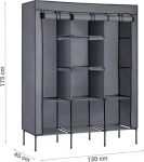 Massido Textile wardrobe Massido - Graphite