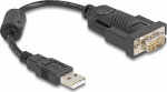 Delock Serial Adapter - USB - RS-232 - Schwarz