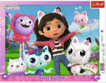 Trefl Puzzle 25el framework Meet Gabi. Koci Domek Gabi. Gabby's Dollhouse 31415
