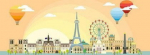 Ravensburger Puzzle 1000 elements Panoramic Paris