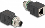 Delock Network adapter - M12 (4-pole) (M)