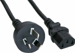 Power Cable InLine 35pcs. Bulk Pack InLine&reg; Power Cable Australia to 3 Pin IEC C13 1.8m