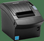 BIXOLON SRP-350V, cutter, USB, black - receipt printer, direct thermal, 7 dots/mm (180 dpi), media width (max.): 80 mm, print width (max.): 72 mm, roll diameter (max.): 83 mm, speed (max.): 300 mm/s, cutter, optical sensor, USB (2.0), RAM: 64 MB, Fla ...
